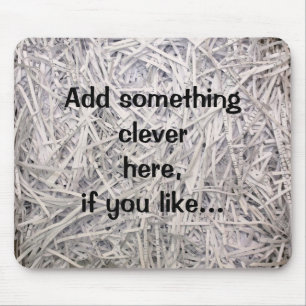 Shredded Paper Mouse Pad