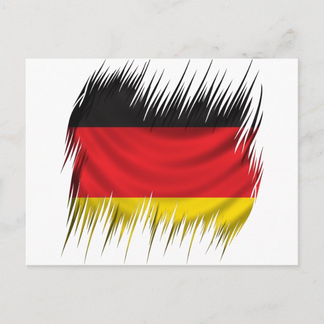 Shredders German Flag Postcard (Front)