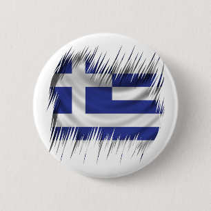 Shredders Greek Flag 2 Inch Round Button
