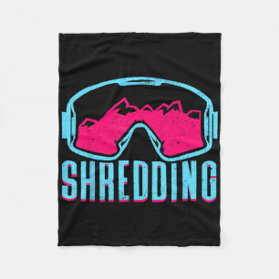 Shredding fleece blanket