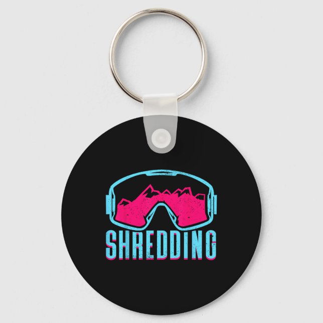 Shredding  keychain (Front)