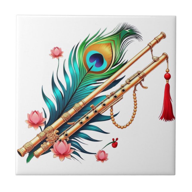 Shree Krishna Janmashtami Tile (Front)