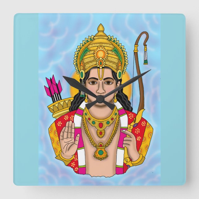 Shree Ram Wall Clock (Front)