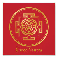 Shree Yantra Auspicious Sacred Geometrical Symbol