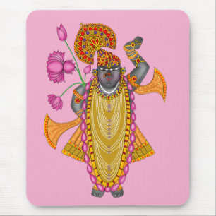 Shreenath Ji Mouse Pad Cover