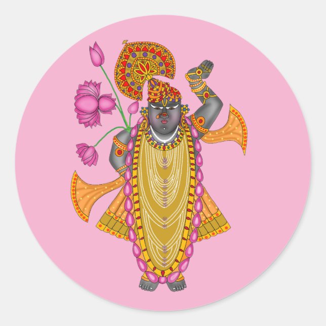 Shreenath Ji Stickers  (Front)