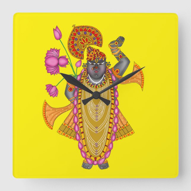 Shreenath Ji Wall Clock (Front)