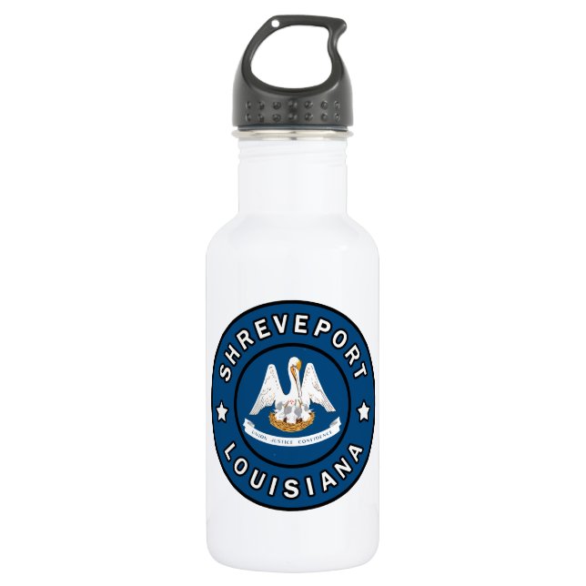 Shreveport Louisiana 532 Ml Water Bottle (Front)
