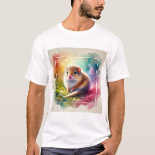 Shrew in Harmony with Nature 260824AREF128 - Water T-Shirt