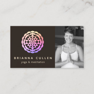 Shri Yantra, Shri Chakra  Photo  Business Card