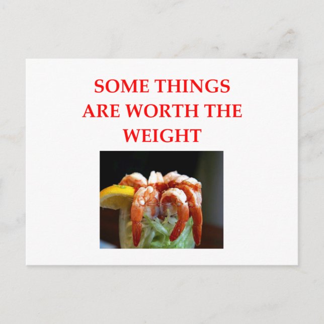 shrimp cocktail postcard (Front)