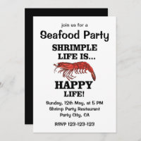 Shrimp Fish Seafood Party