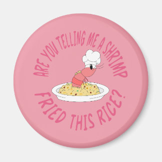 Shrimp fried rice magnet
