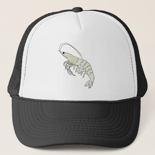 Shrimp la crevette trucker hat (Front)