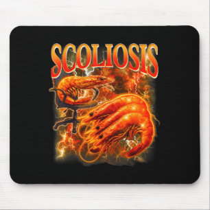 Shrimp Meme Funny Shrimp Weirore Sarcasm Humor Sco Mouse Pad