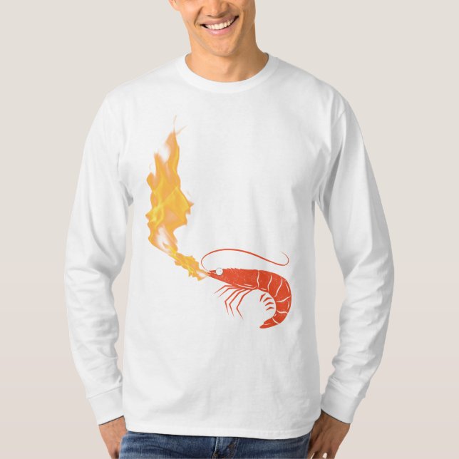 Shrimp on fire T-Shirt (Front)