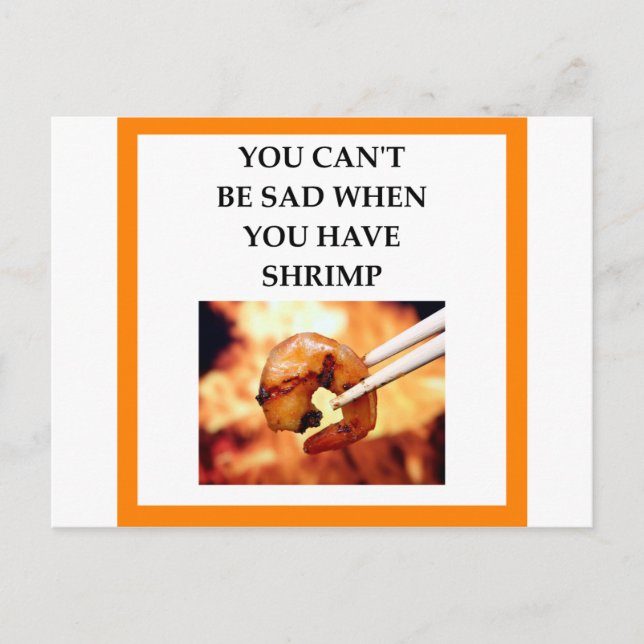 SHRIMP POSTCARD (Front)