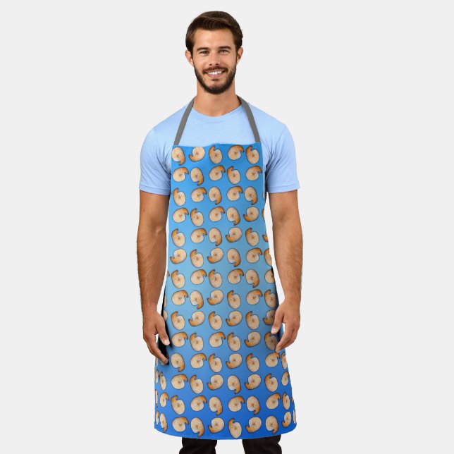 Shrimp Sensation Apron (Worn)