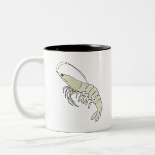 Shrimp Shrimp Shrimp Two-Tone Coffee Mug
