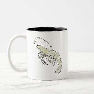 Shrimp Shrimp Shrimp Two-Tone Coffee Mug