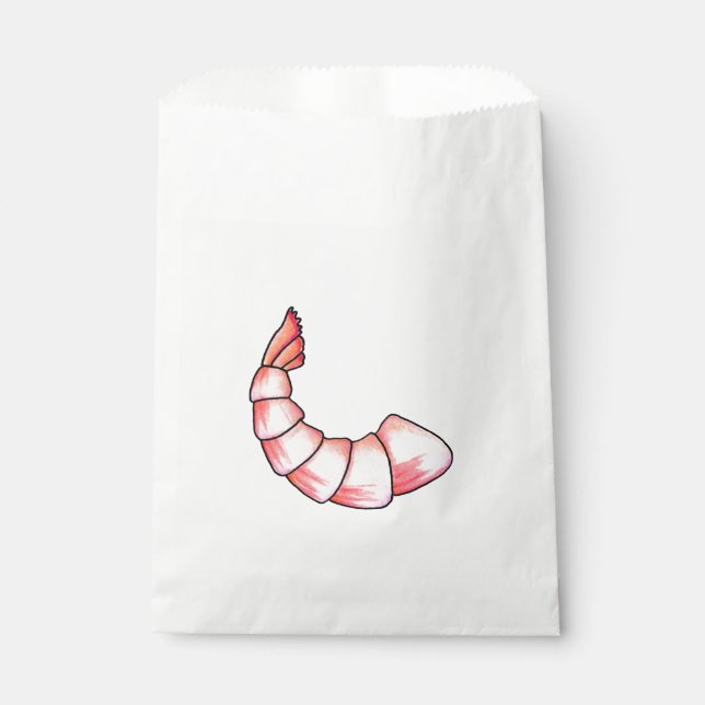 Shrimp tail favour bag (Front)