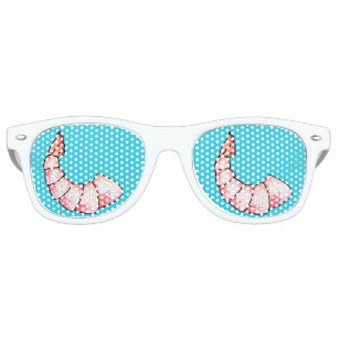 Shrimp tail retro sunglasses