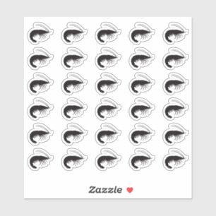 Shrimp Wedding Place Card Food Meal Menu Choice