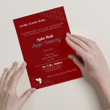 SHRIMPLY Retro Red White, Aqiqah Baby Shower