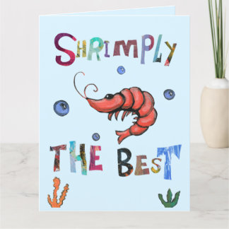 Shrimply the Best Thank You Card