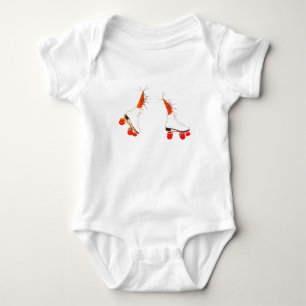 Shrimps on Roller Skates Baby Bodysuit