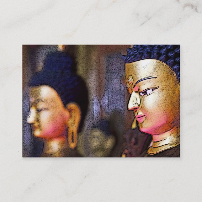 Shrine Buddha Business Cards (Front)
