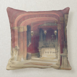 Shrine of the Annunciation, Nazareth, April 20th 1 Throw Pillow