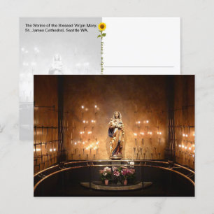 Shrine of the Blessed Virgin Mary, Seattle, WA - Postcard