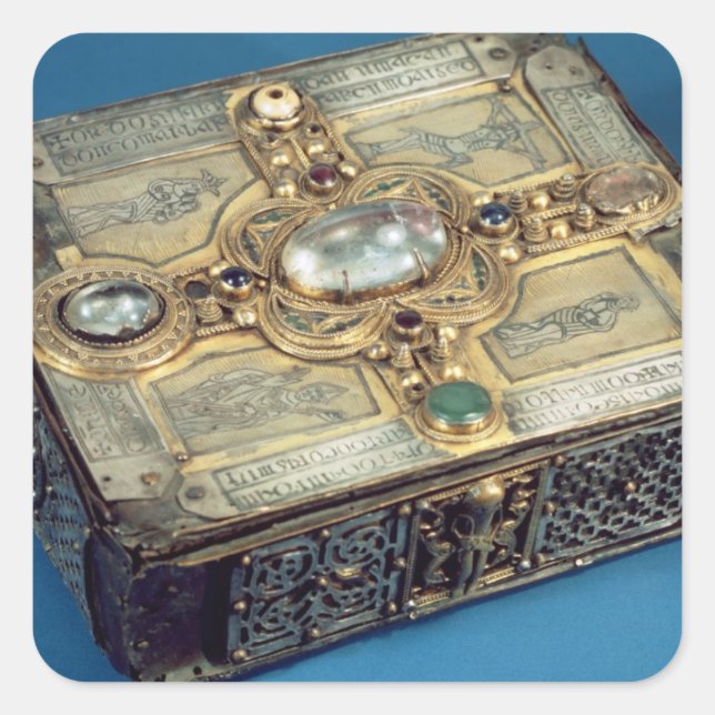 Shrine of the Stowe Missal, from Lorrha, County Ti Square Sticker (Front)