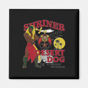 Shriner Desert Dog A History Of Honour Masonic Chr Magnet