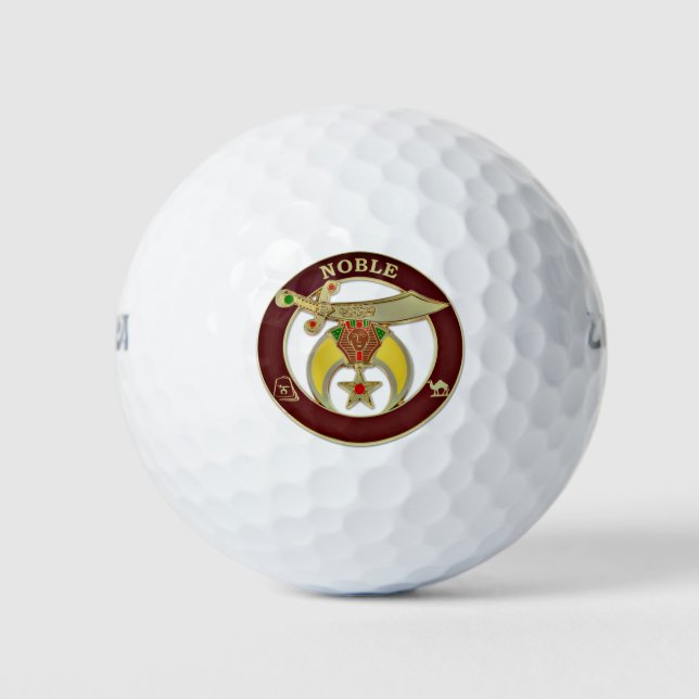 Shriner Golf Balls (Front)
