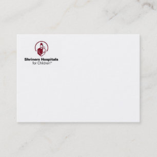 Shriner Hospital Business Card