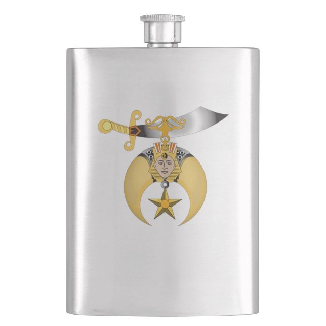 Shriners  hip flask (Front)