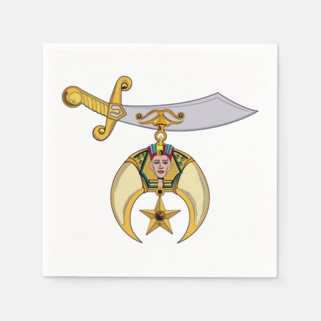 Shriners Napkin (Front)