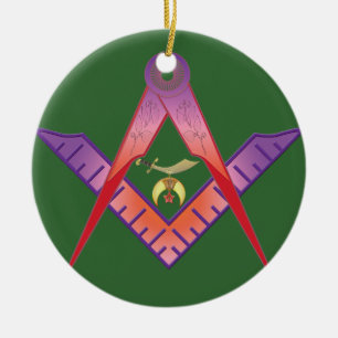 Shriners Roots Ceramic Ornament