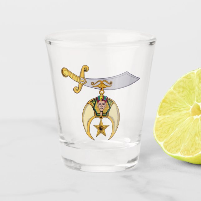 SHRINERS SHOT GLASS (Front)