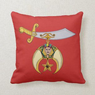 SHRINERS THROW PILLOW