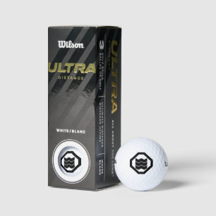 Shrinkage-shaped Kanji for three on tray Golf Balls