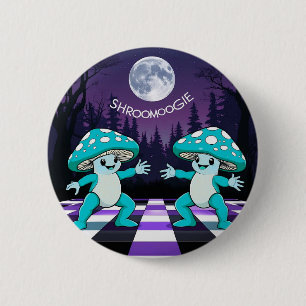 Shroom Boogie Badge 2 Inch Round Button