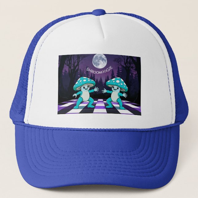 Shroom Boogie Tshirt  Trucker Hat (Front)