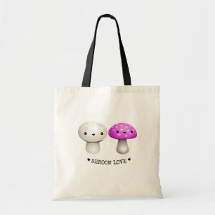 Shroom Love Kawaii Tote Bag