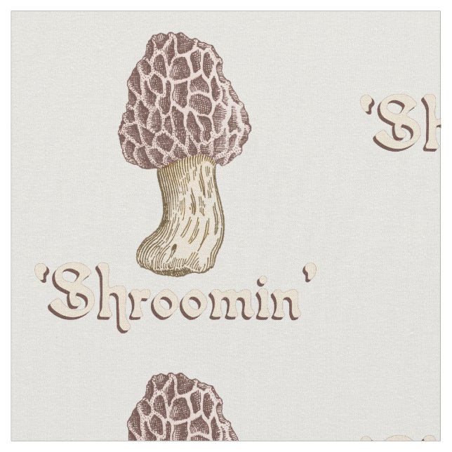 'Shroomin' Fabric (Close Up)