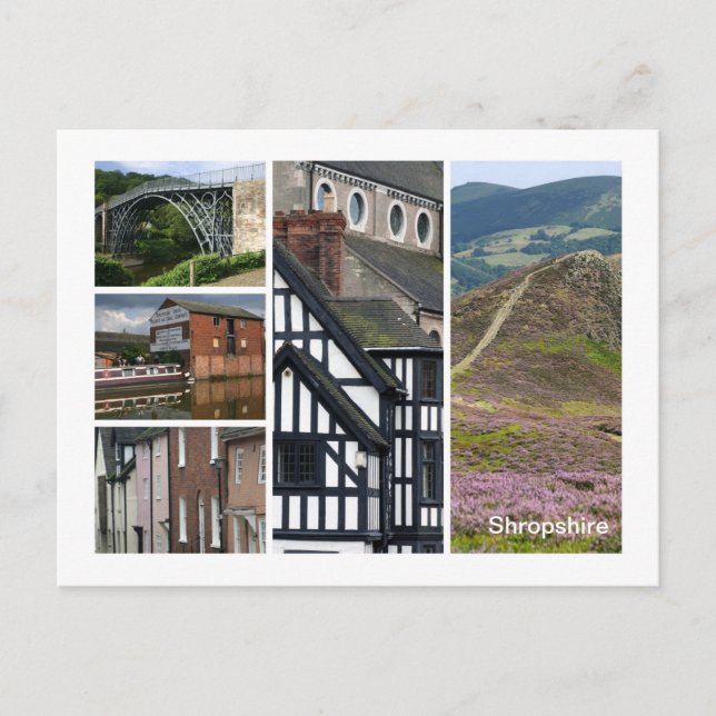 Shropshire Postcard (Front)