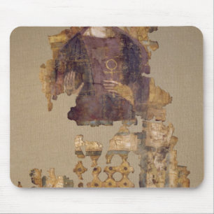 Shroud depicting a woman holding an ankh mouse pad