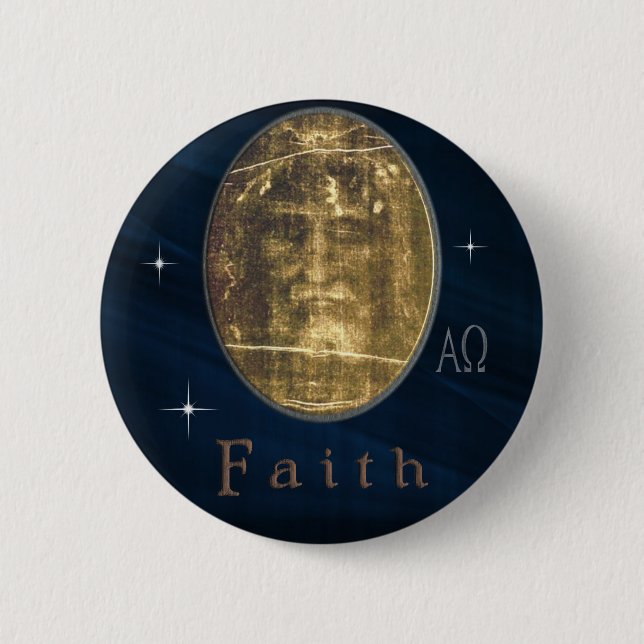 Shroud of Turin 2 Inch Round Button (Front)